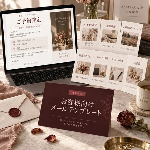 プレゼント03:お客様向けメールテンプレート